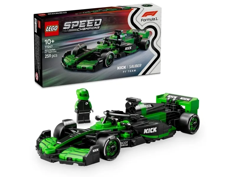 LEGO Speed Champions 77247 KICK Sauber F1 Team C44-racerbil