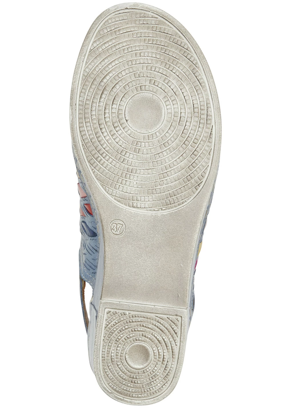 Gemini Sandalette mit raffinierten, bunten Flechtdurchzügen