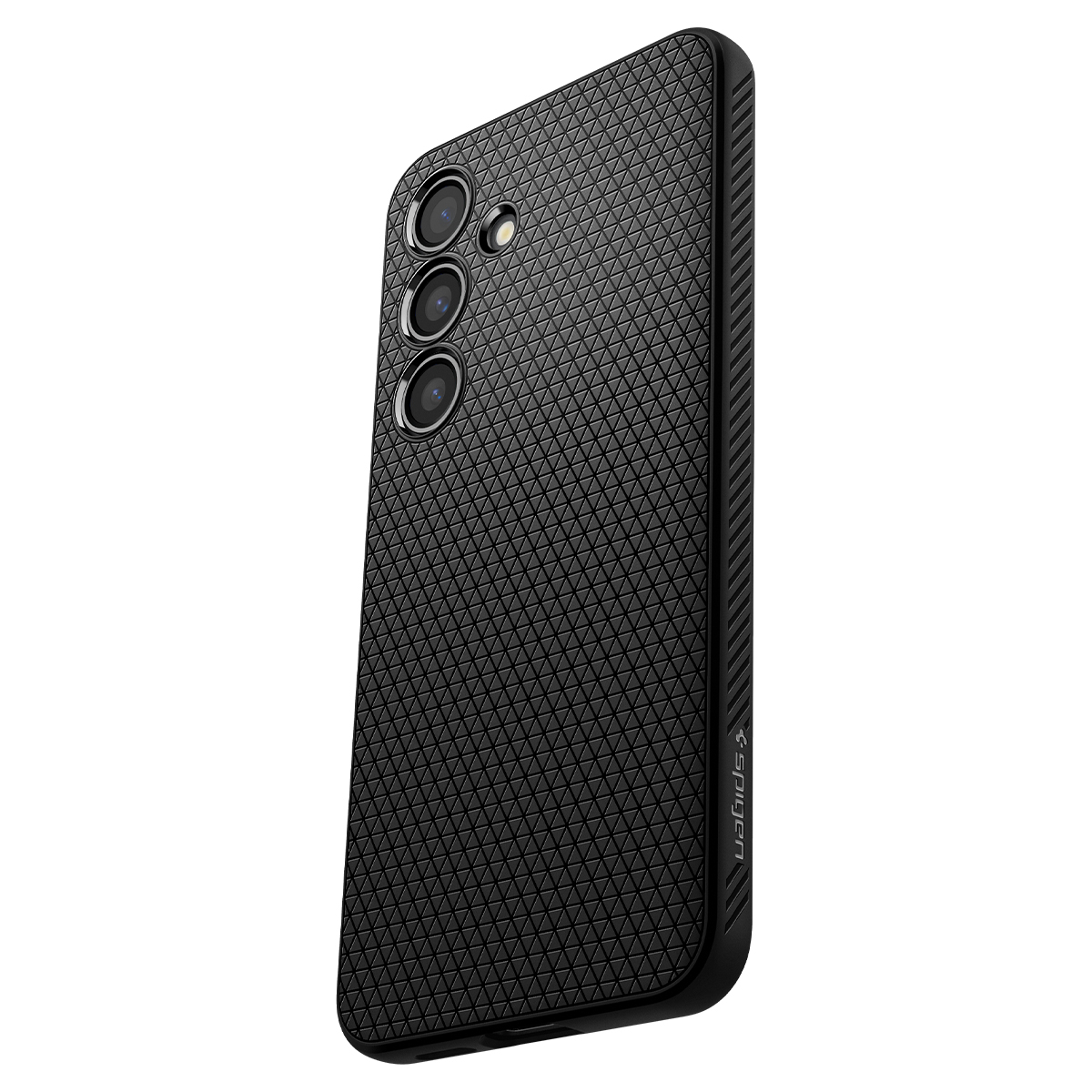 Samsung Galaxy S24 Liquid Air Case Gummi Hülle (ACS07347) - Schwarz (Matt)