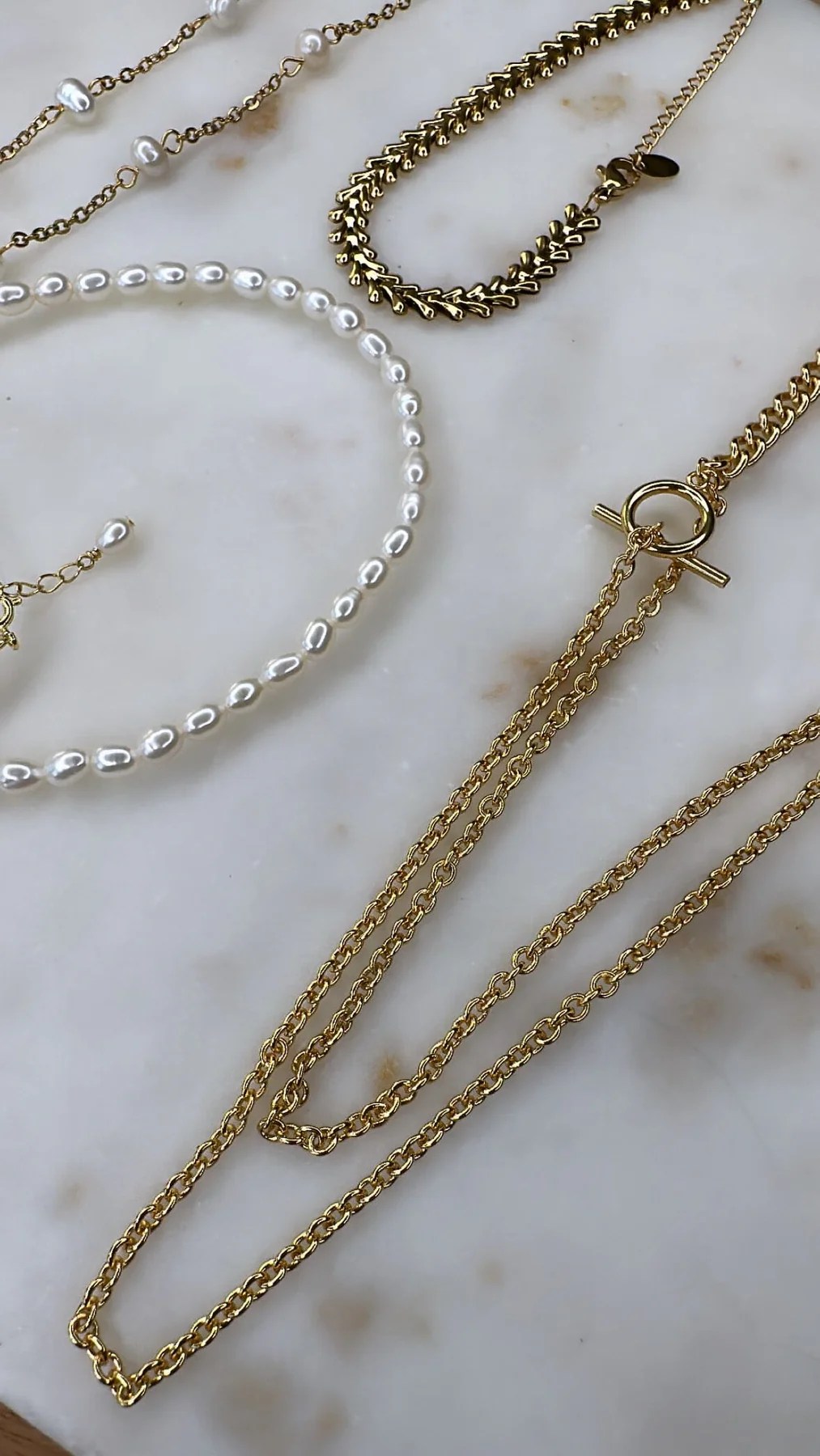 Mellow Moon Ferskvandsperle Armbånd