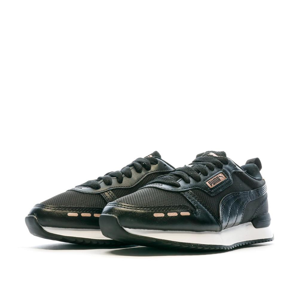 Puma Baskets Noir Femme Puma R78 Shine