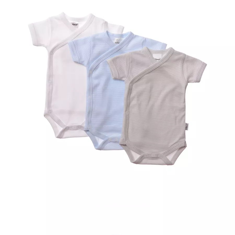 Liliput Baby-Body (Set, 3-tlg.) weiß und grau