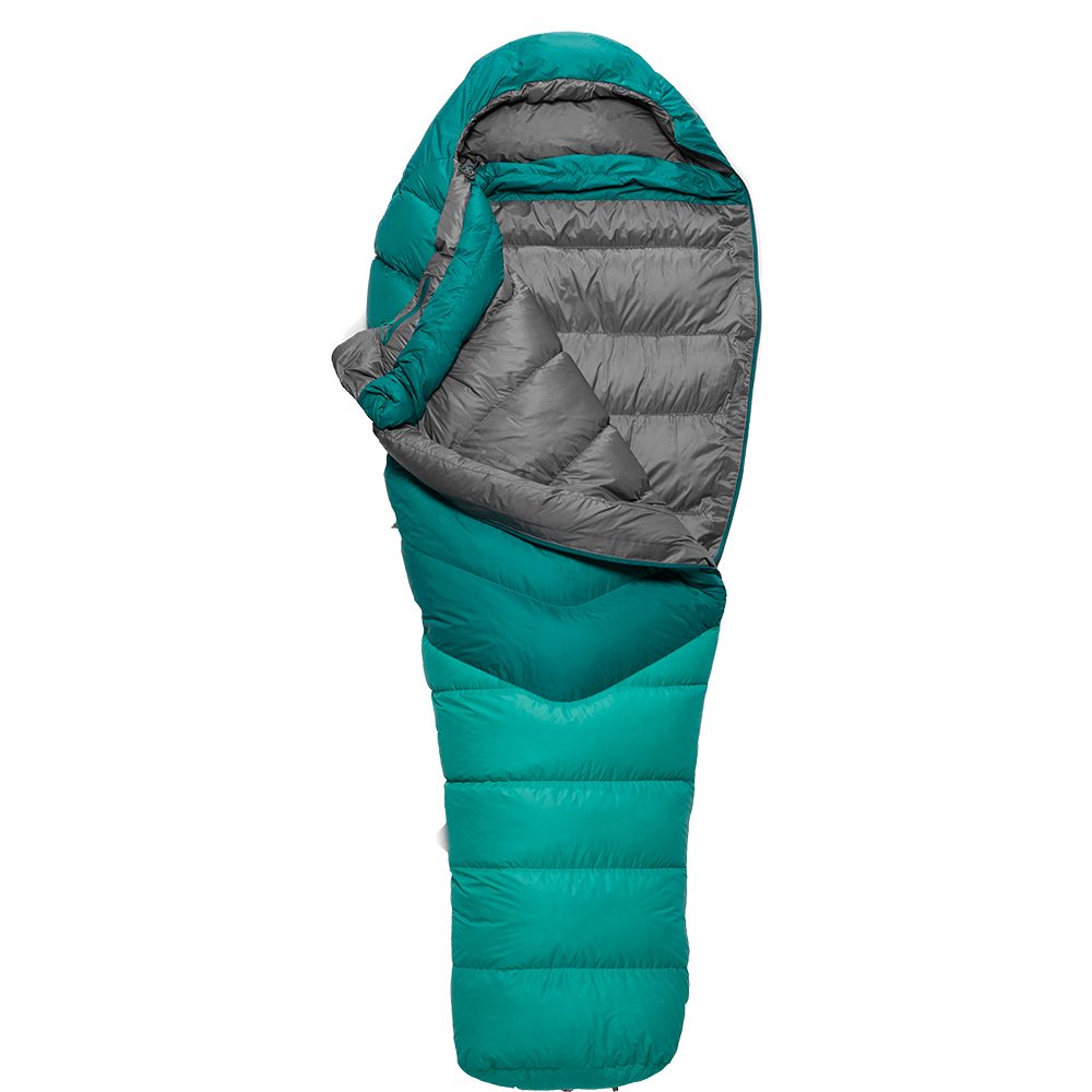 RAB Alpine 400 Daunenschlafsack Damen atlantis