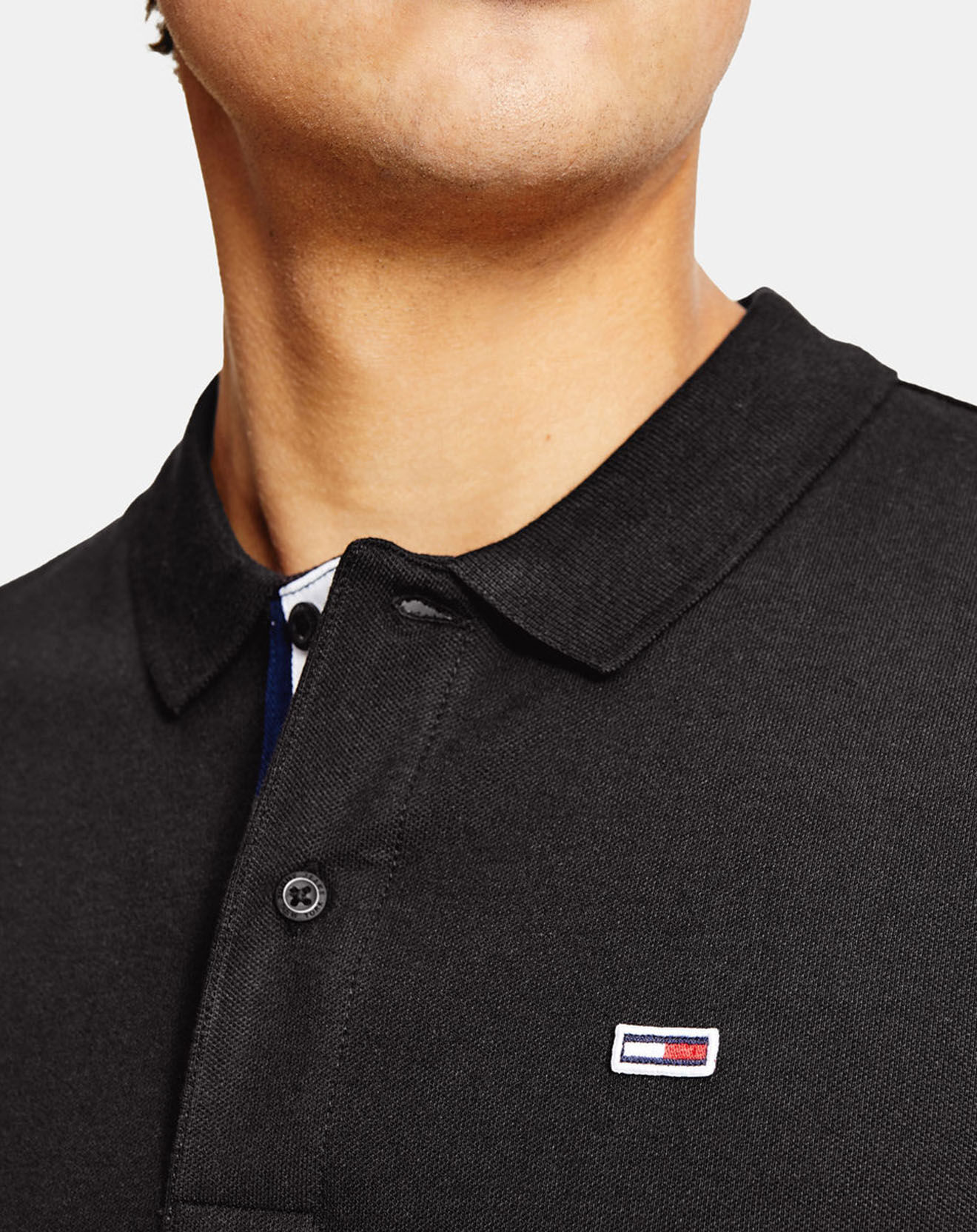 Tommy Jeans Polo Solid Stretch noir
