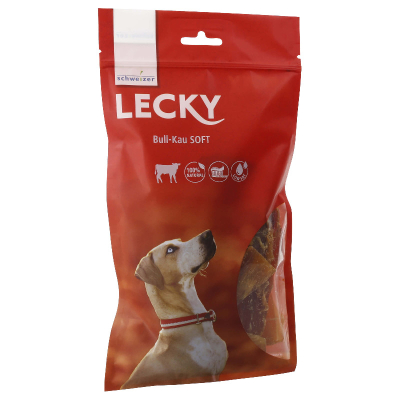 Lecky Hundesnack Bull-Kau soft 9-10cm 200g
