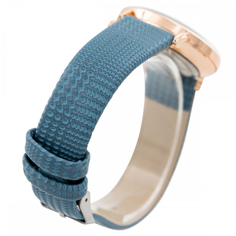 Montre Femme CHTIME bracelet Cuir Bleu