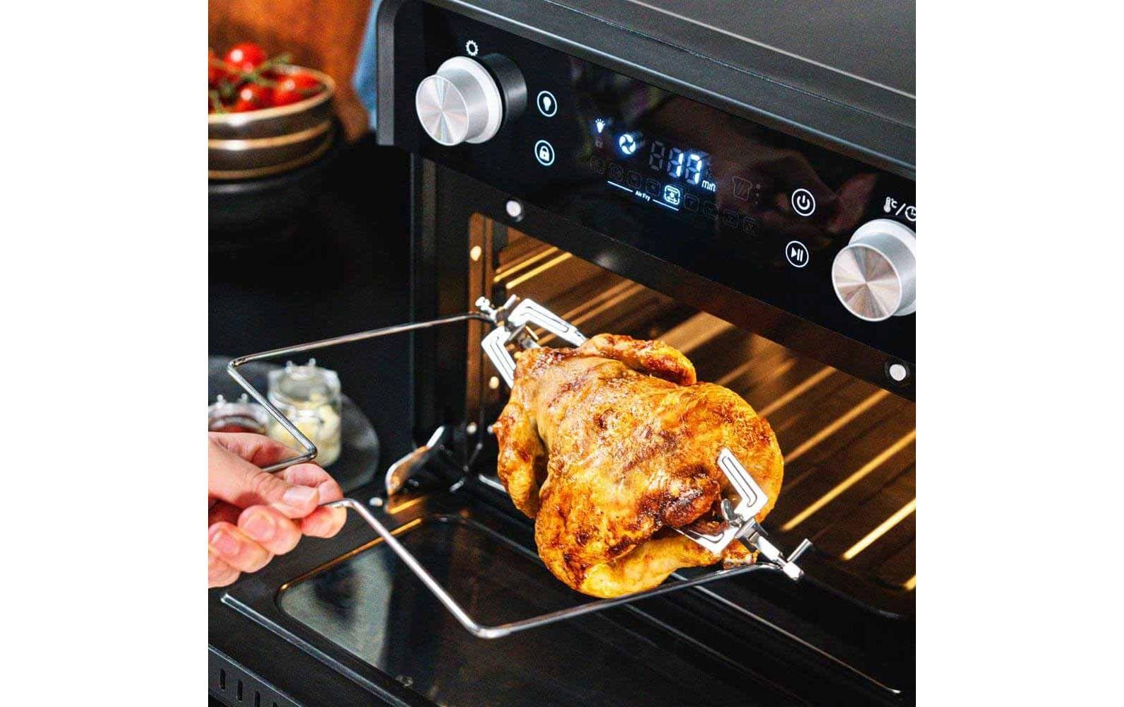 Backofen Design Ofen Air Fry & Pizza 22 l, Schwarz<br>Multifunktionsofen