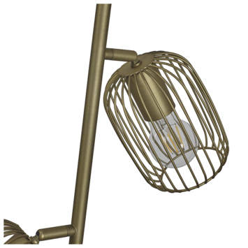 KARWEI vloerlamp Vic messing ø38,5x150cm