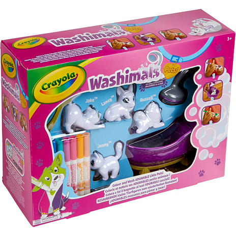 Crayola Washimals kæledyrs badekar sæt