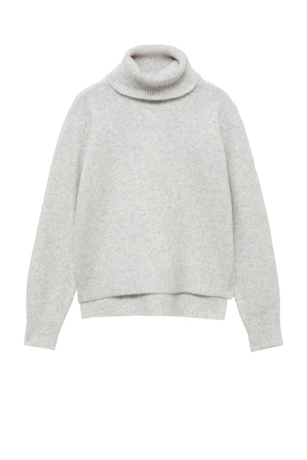Mango Kids gebreide trui lichtgrijs
