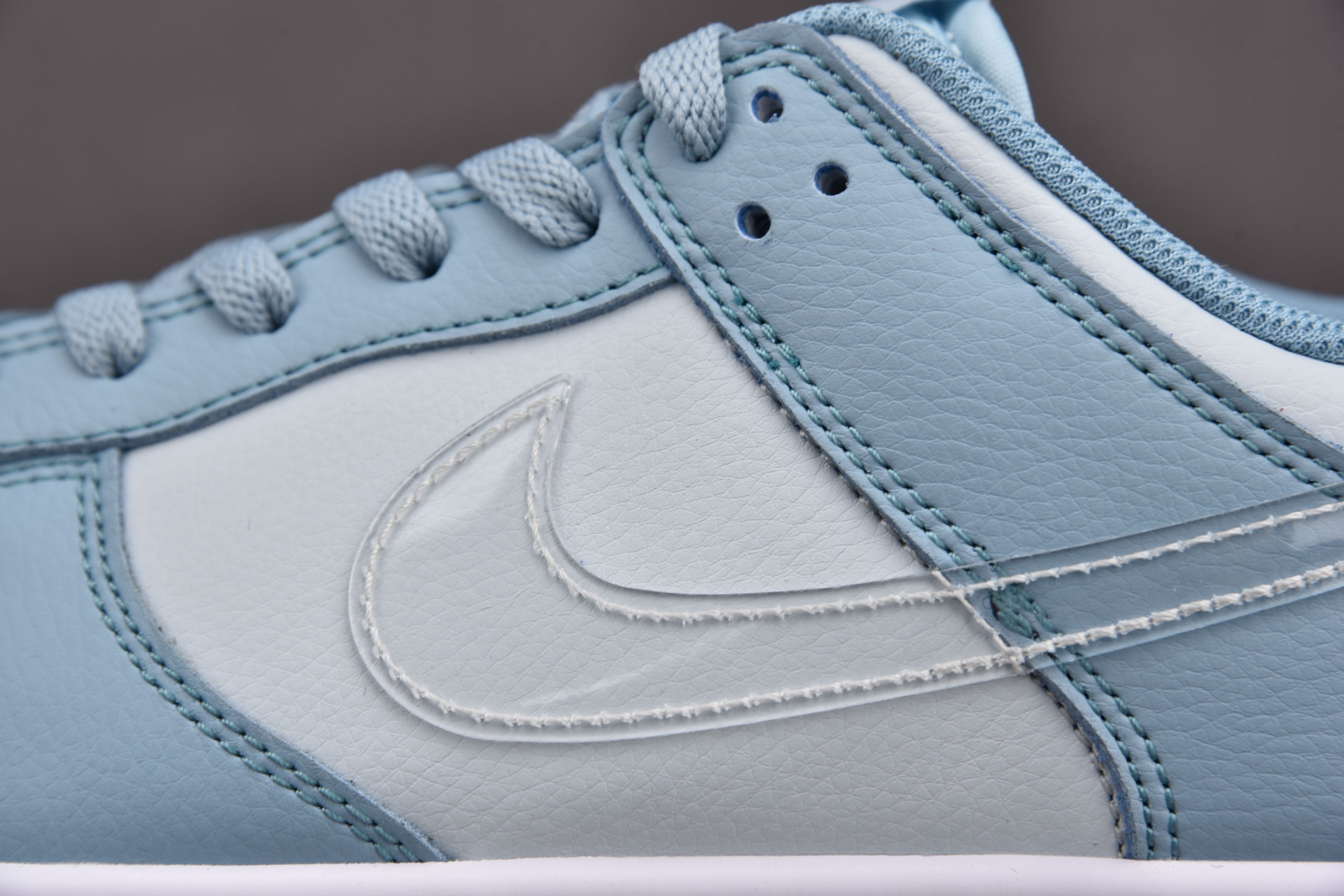 Nike Dunk Low Clear Blue Swoosh