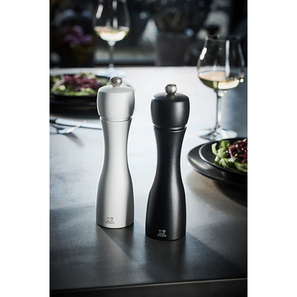 Duo moulins à poivre et sel Tahiti noir et blanc Peugeot