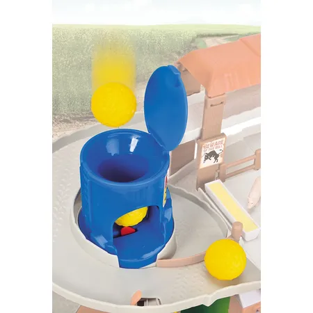 Dickie Toys Bauernhof Spielset und Parkhaus – mit Licht und Sound