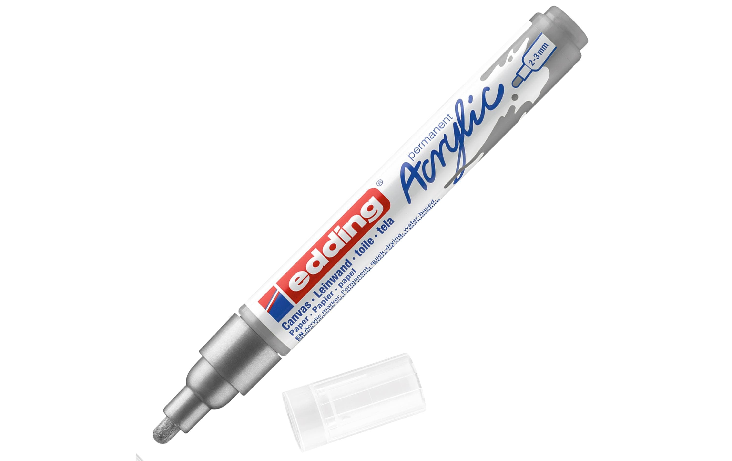 Acrylmarker 5100 Medium, SilberSchnelltrocknende Acrylstifte