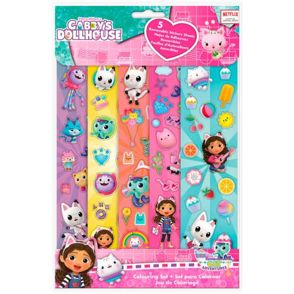 CatAdventures Separadores com Autocolantes / Stickers Set Gabby's Dollhouse