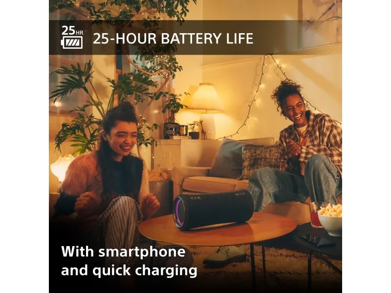 Sony SRS-XG300 - Højttaler - til transportabel brug - trådløs - Bluetooth - App-kontrolleret - 2-vejs - sort