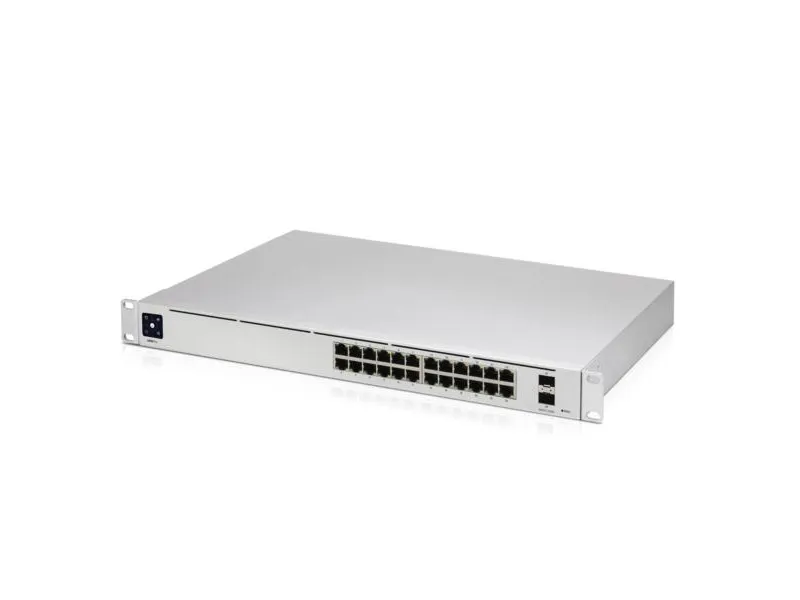 Ubiquiti UniFi Switch USW-Pro-24 - Switch - L3 - Administreret - 24 x 10/100/1000   2 x 10 Gigabit SFP  (uplink) - monterbar på stativ, desktop
