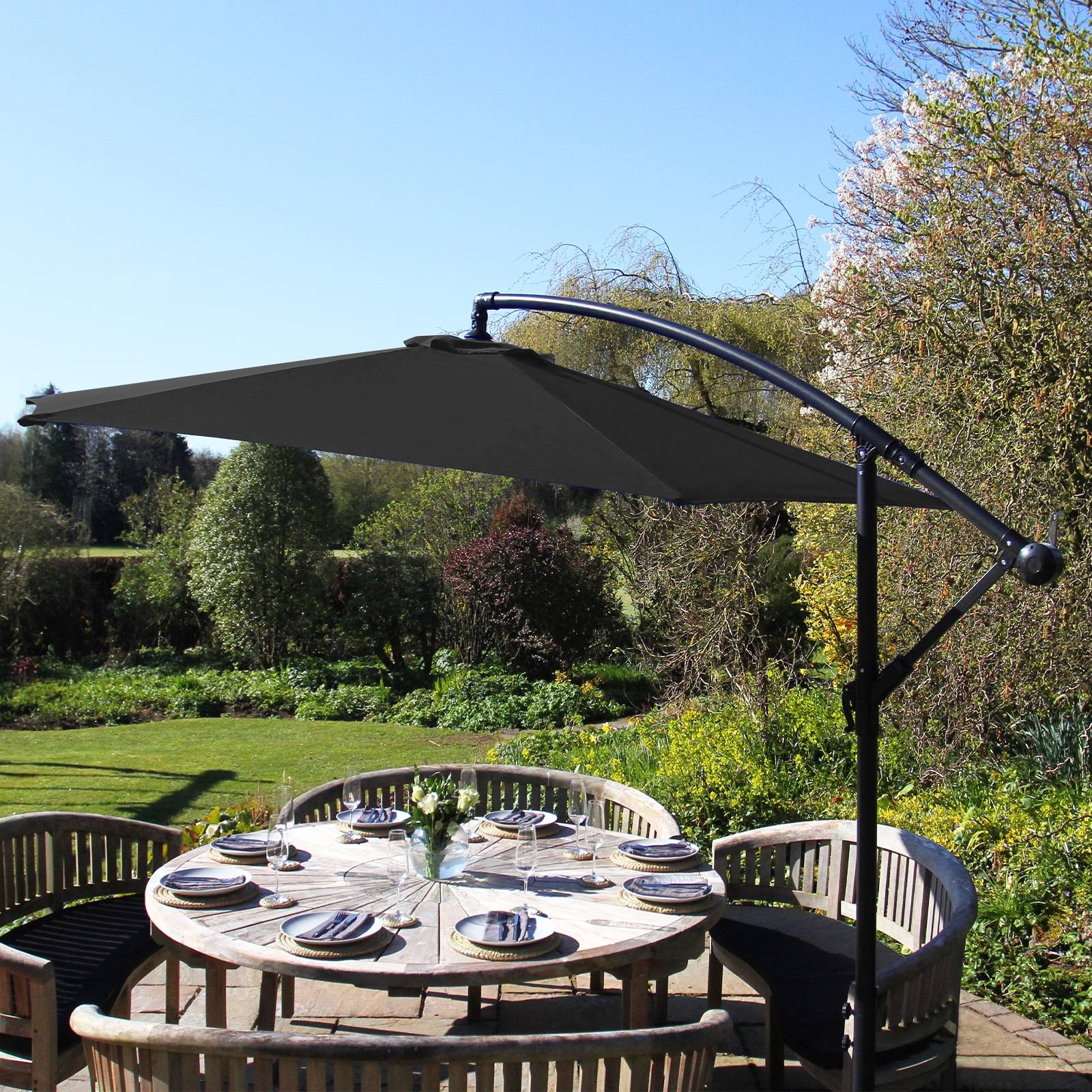 Monstershop 300 zweefparasol - Black