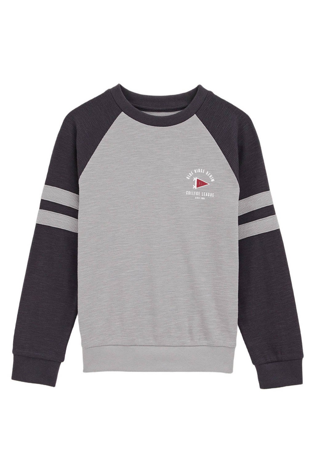 WE Fashion Blue Ridge sweater antraciet