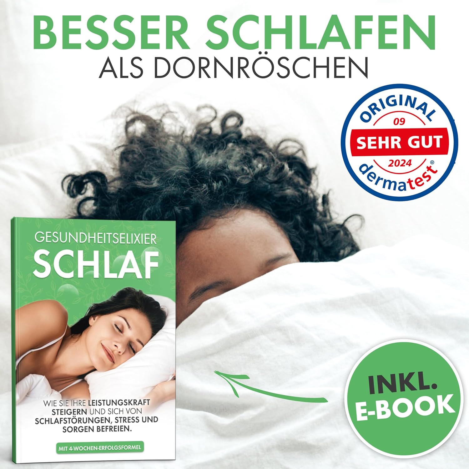 Welldora Komfort Bettdecke 155x220 zweiteilig | 100% weiche Federn & Daunen | Fachärztlich geprüft, Oeko-Tex, Allergiker | Zert. für Tierwohl | 2 Decken Vierjahreszeiten Daunendecke Sommer & Winter