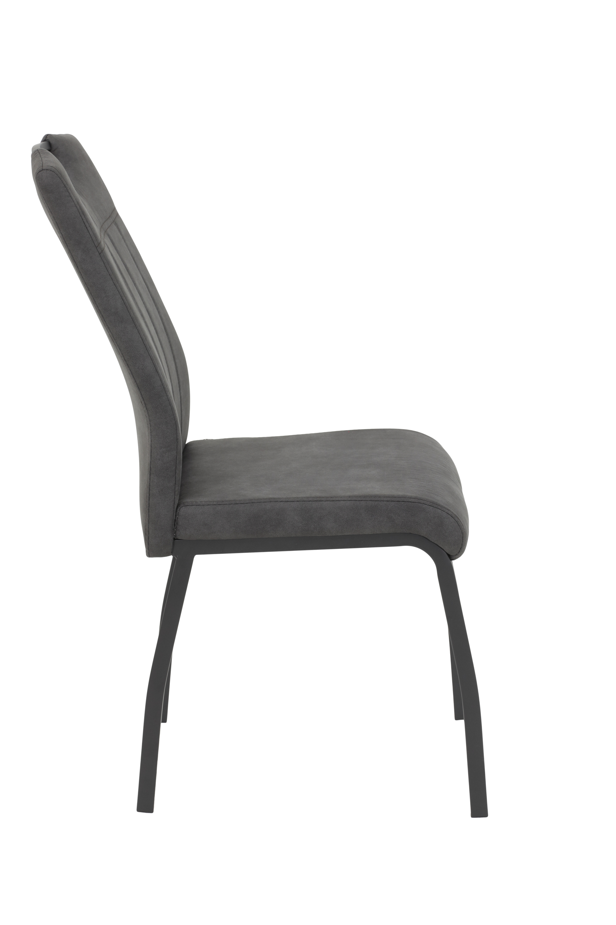 Polsterstuhl ELIF II 4er Set anthrazit