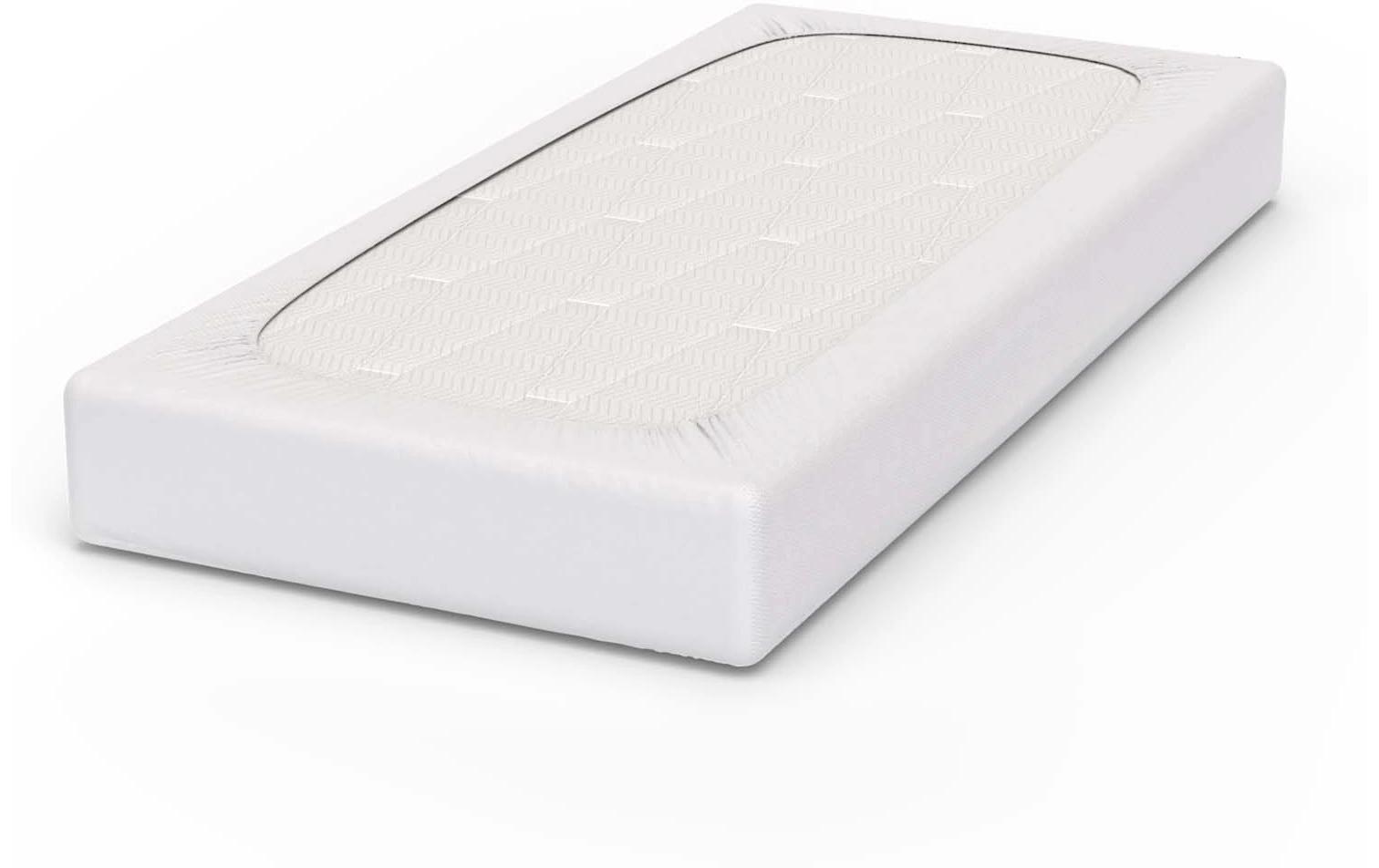 Fixmolton Ceylan Bambus, 180 x 200 cm, WeissMatratzenschoner aus 100% Bambus-Viscose