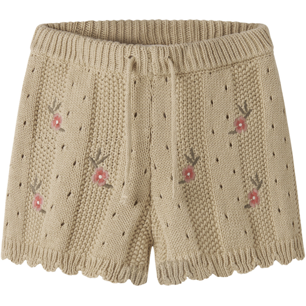 Køb Lil'Atelier Mojave Desert Nmfhalyn Wide Strik Shorts Lil