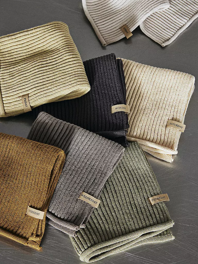 FERM LIVING Geschirrtuch 7er Pkg Calm  bunt