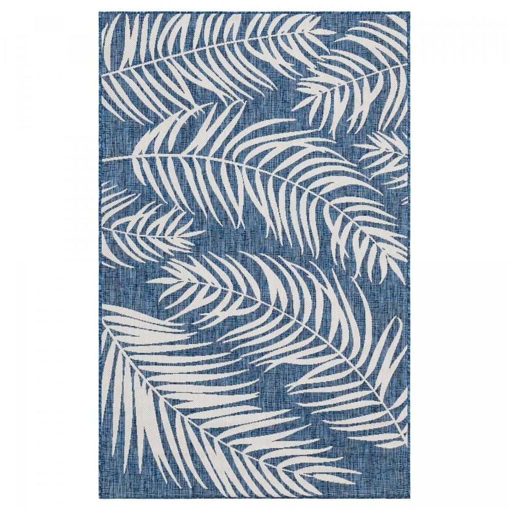 Tapis extérieur bleu 67x180 cm