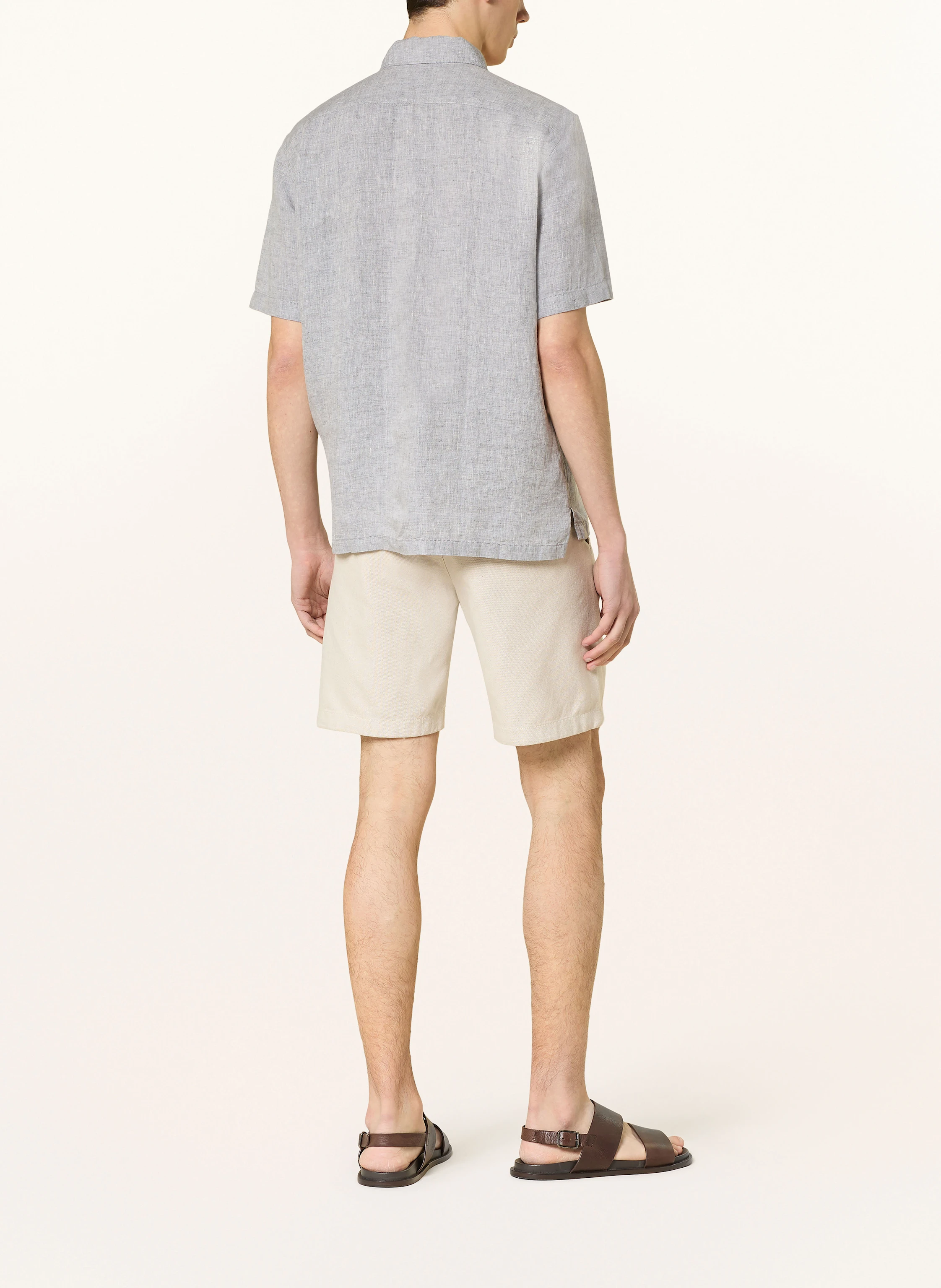 Marc O'Polo Kurzarm-Hemd Regular Fit aus Leinen