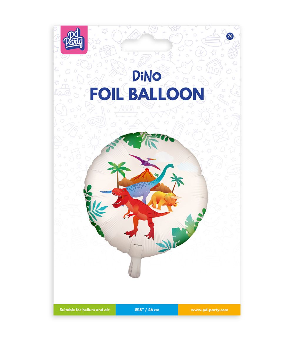 Dino Helium Ballon Leeg 46cm