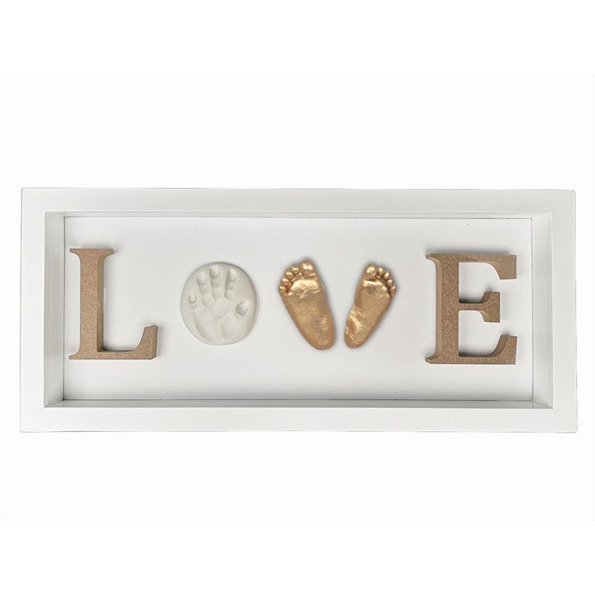 Cadre love + moulage et empreinte cadre - Beige