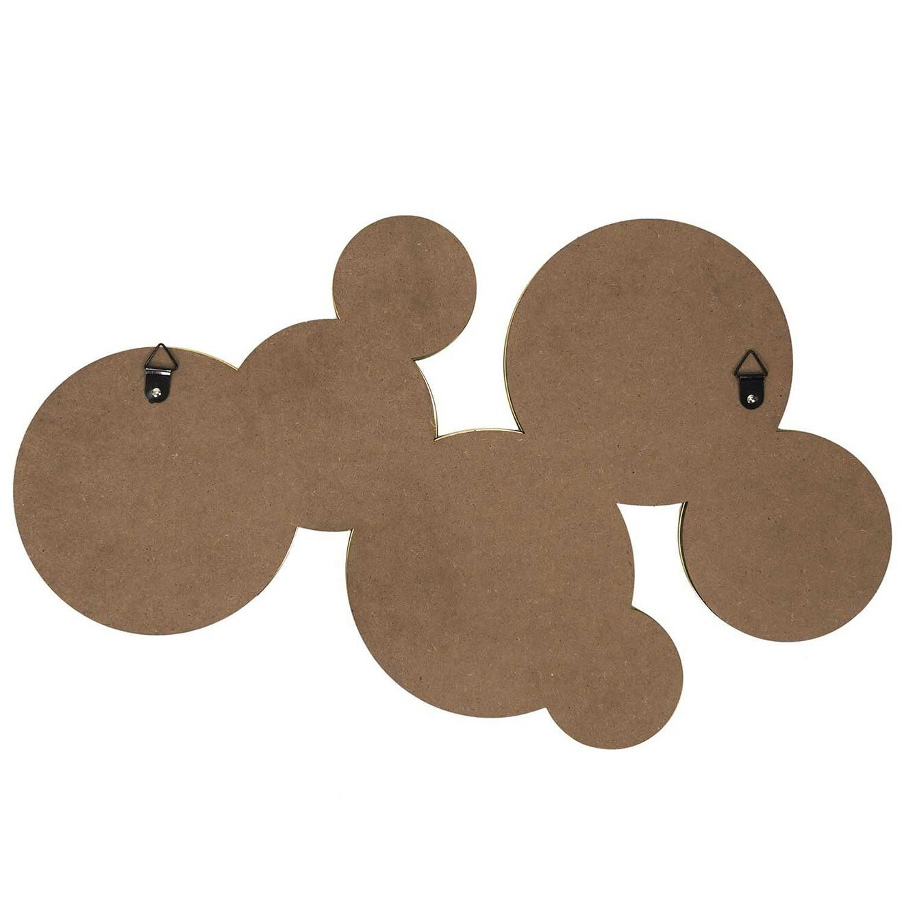 Home Deco Factory Miroir rond doré - 57x35 cm
