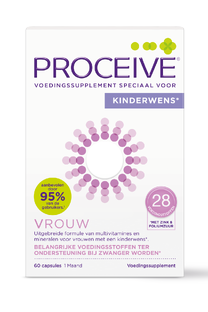 Proceive Kinderwens Vrouw Capsules 60CP