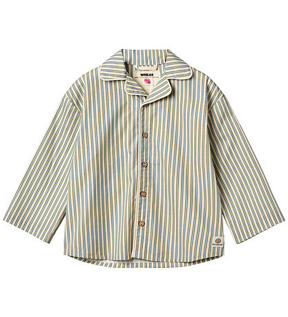 Wheat Natt?j - 2-delt - Bebbo - Soft Stripe
