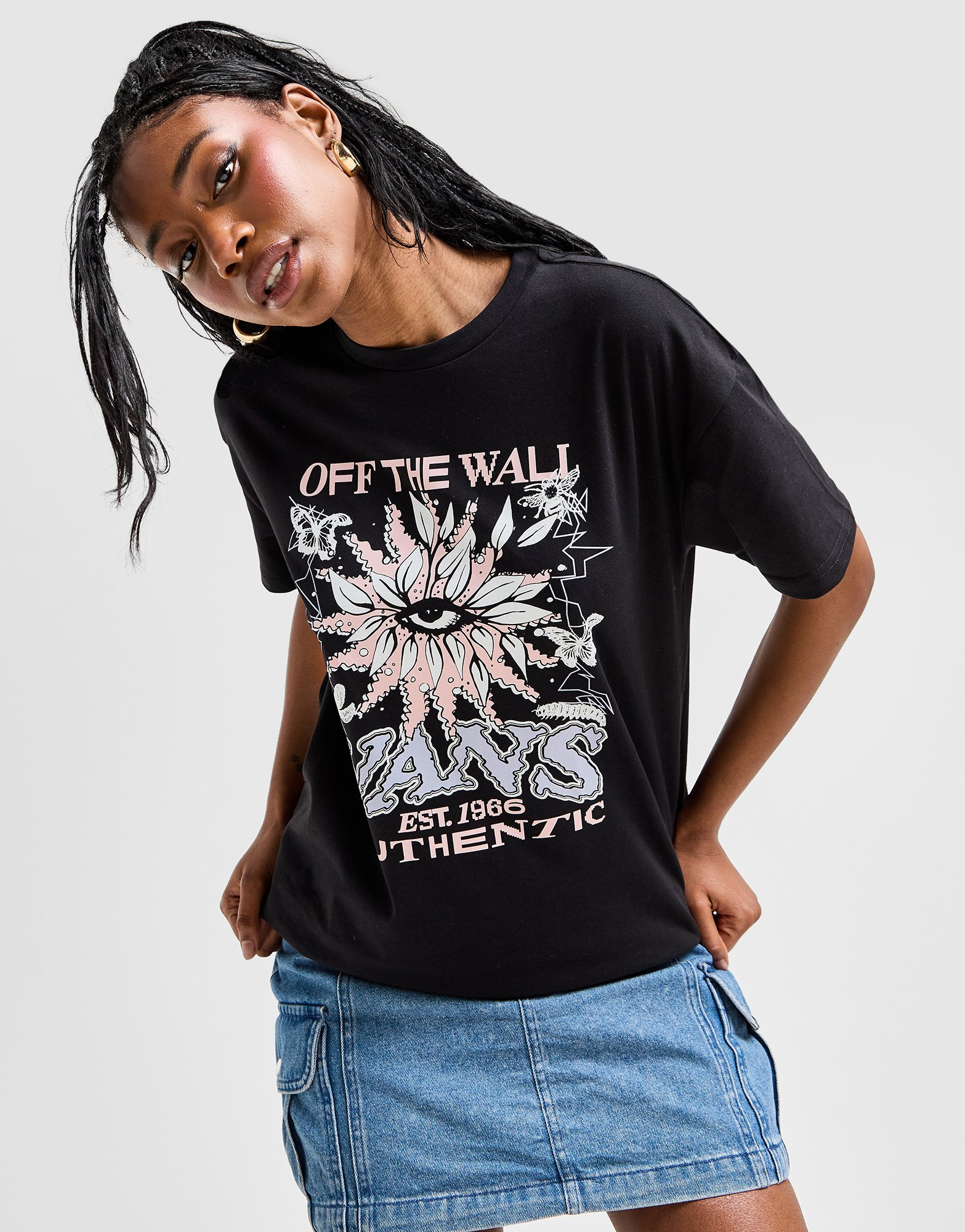 Vans T-shirt Eyeball Authentic Femme