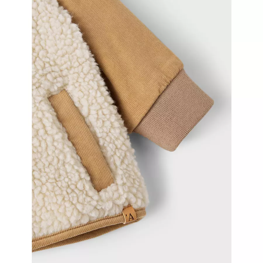 Lil'Atelier Sherpa Jacke Nbmnalo Fog