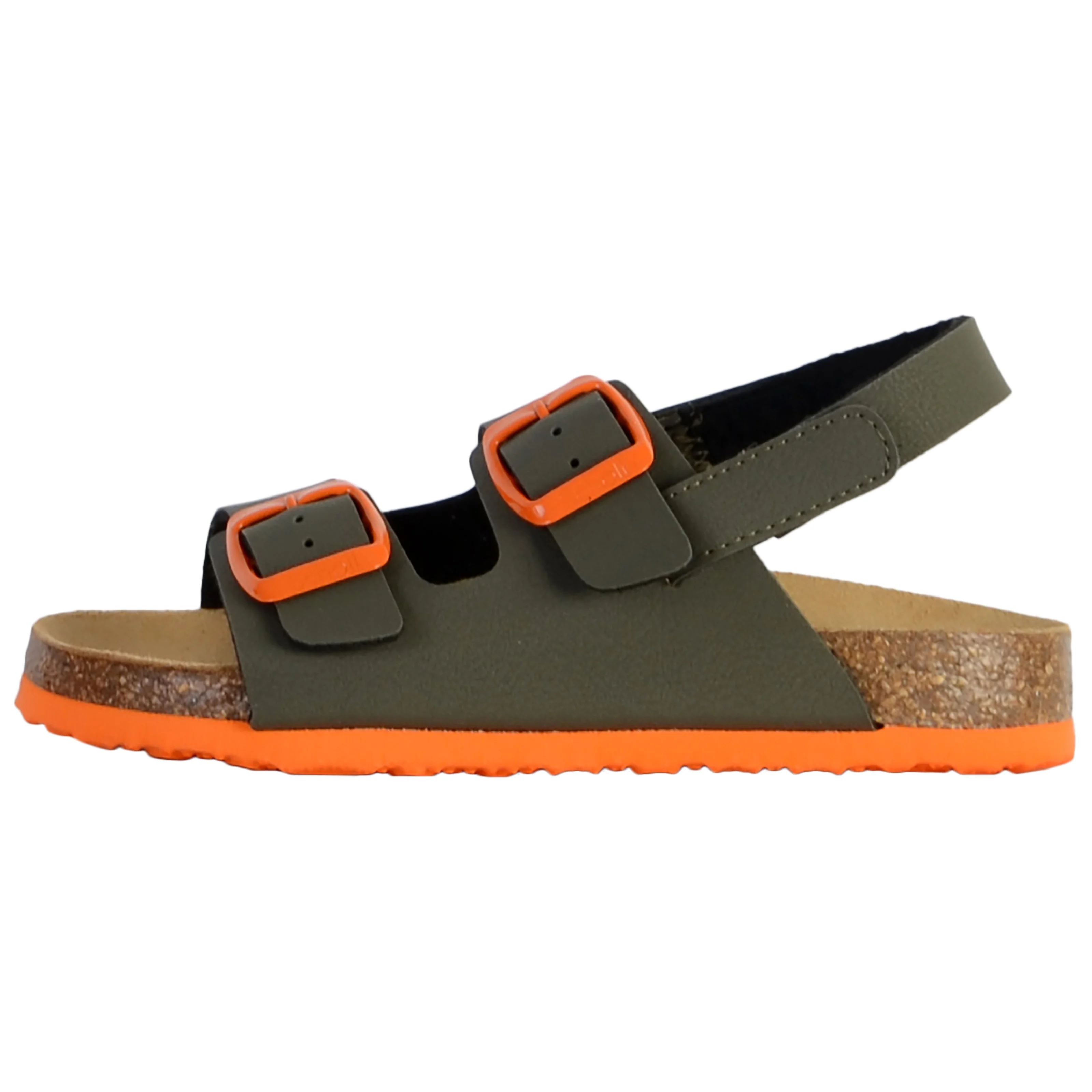 Mules cuir enfantturtle | Kaki