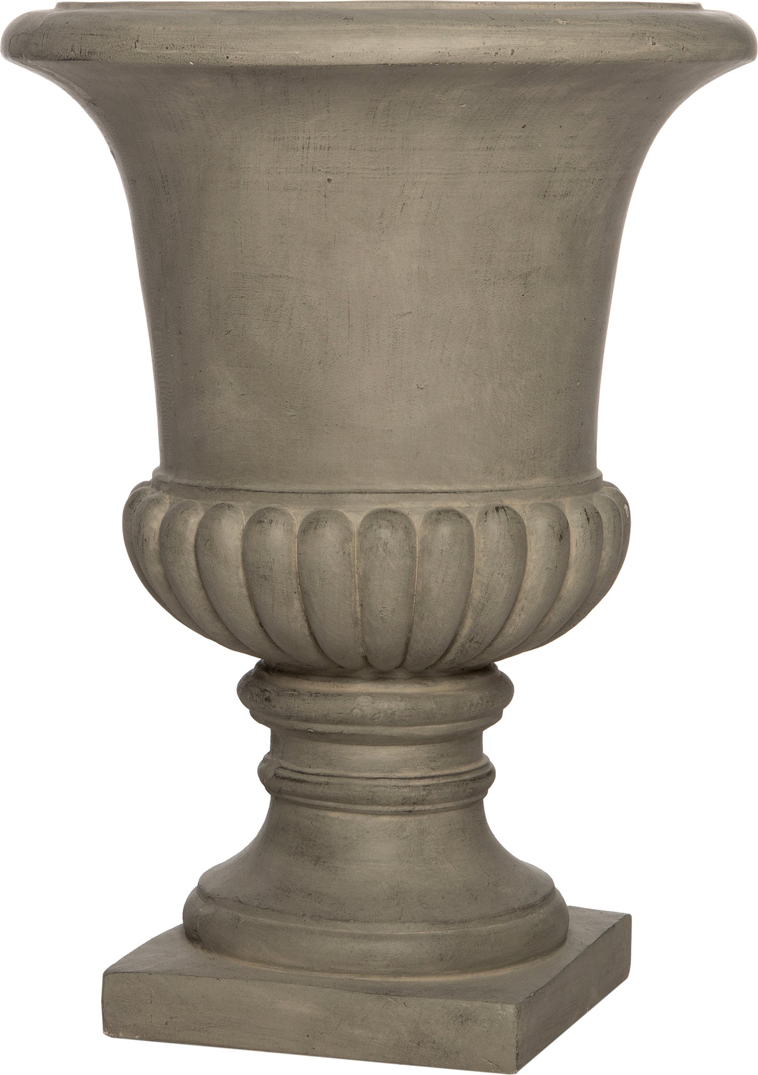 Intratuin bloempot op poot antraciet D 34 H 46 cm