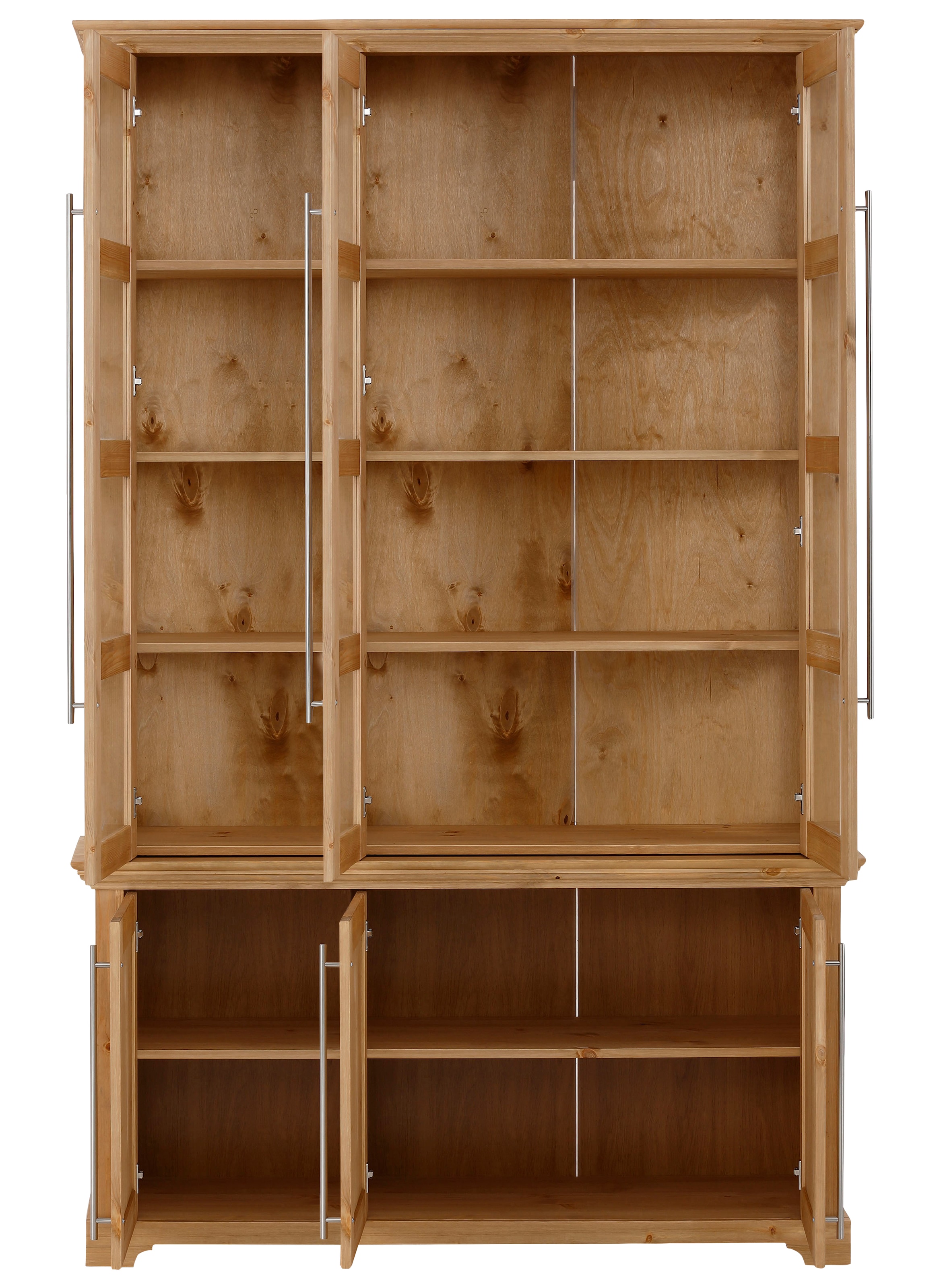 Home affaire Vitrine »Meliss« aus massiver Kiefer, FSC® zertifiziert, Breite 132 cm