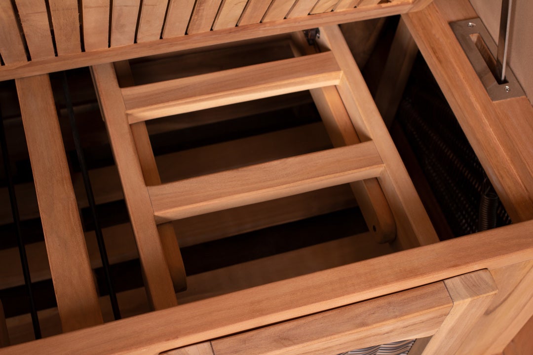Strandstoel Rantum teak PE grijs design 529