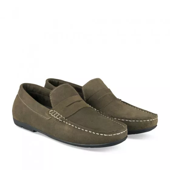 Mocassins VERT MEGIS CASUAL