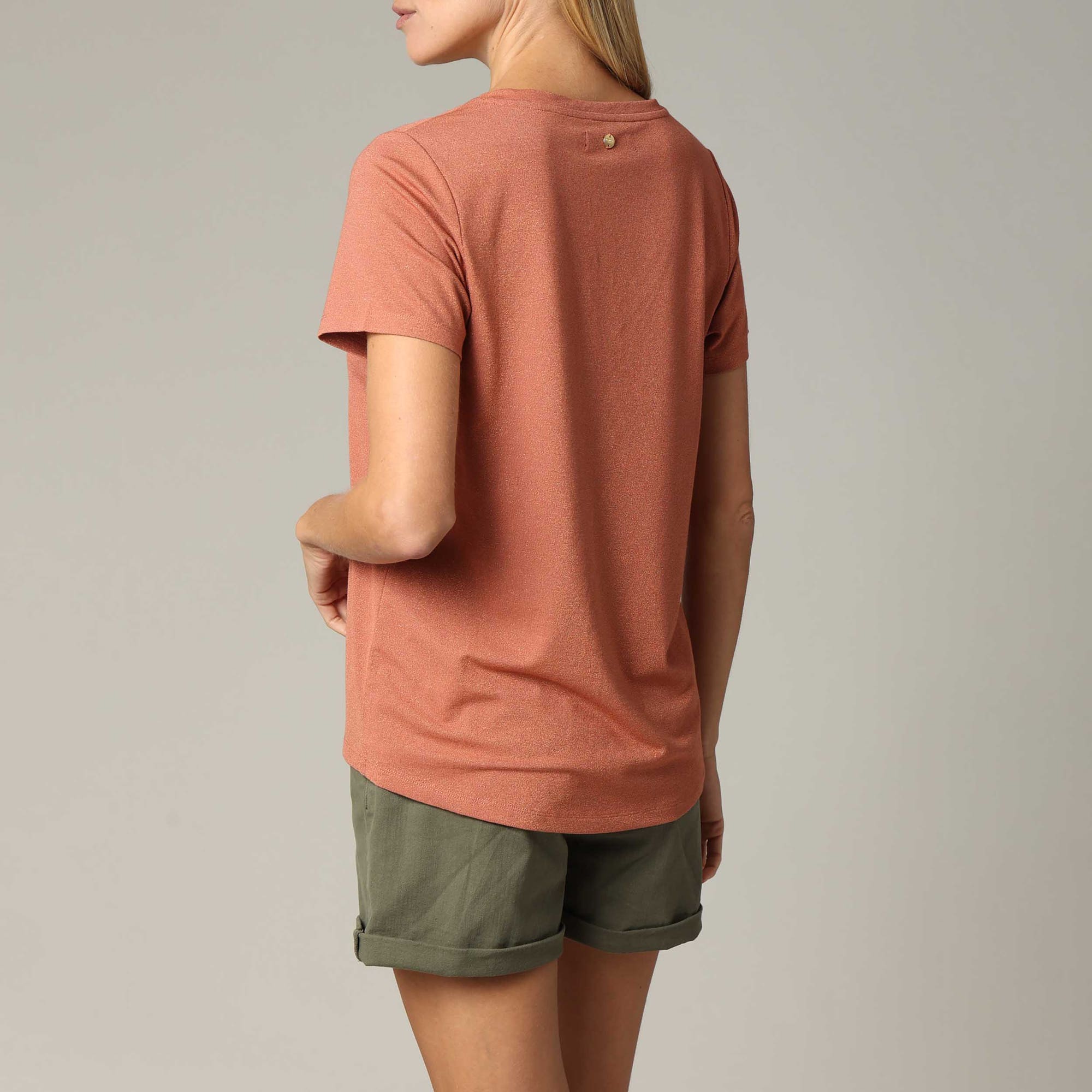 T-shirt Femme marron