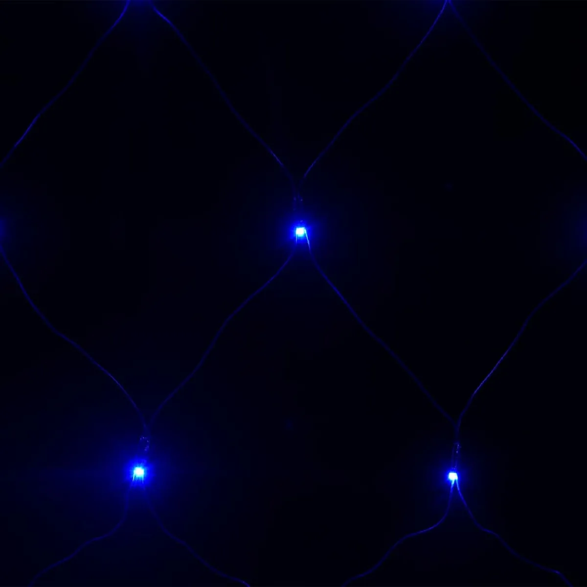 vidaXL Filet lumineux bleu 4x4 m
