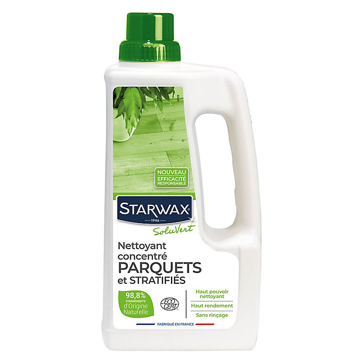Nettoyant concentré parquets et stratifiés Soluvert Starwax 1L