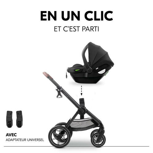 Poussette DUO Comfort N Care Air - Mocha - HAUCK