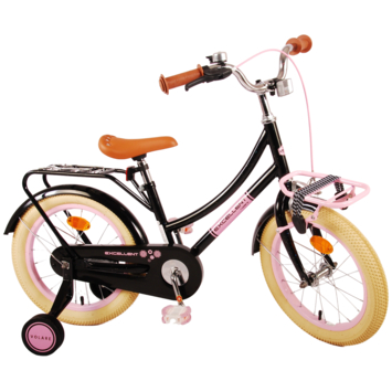 Volare Excellent zwart kinderfiets 16 inch