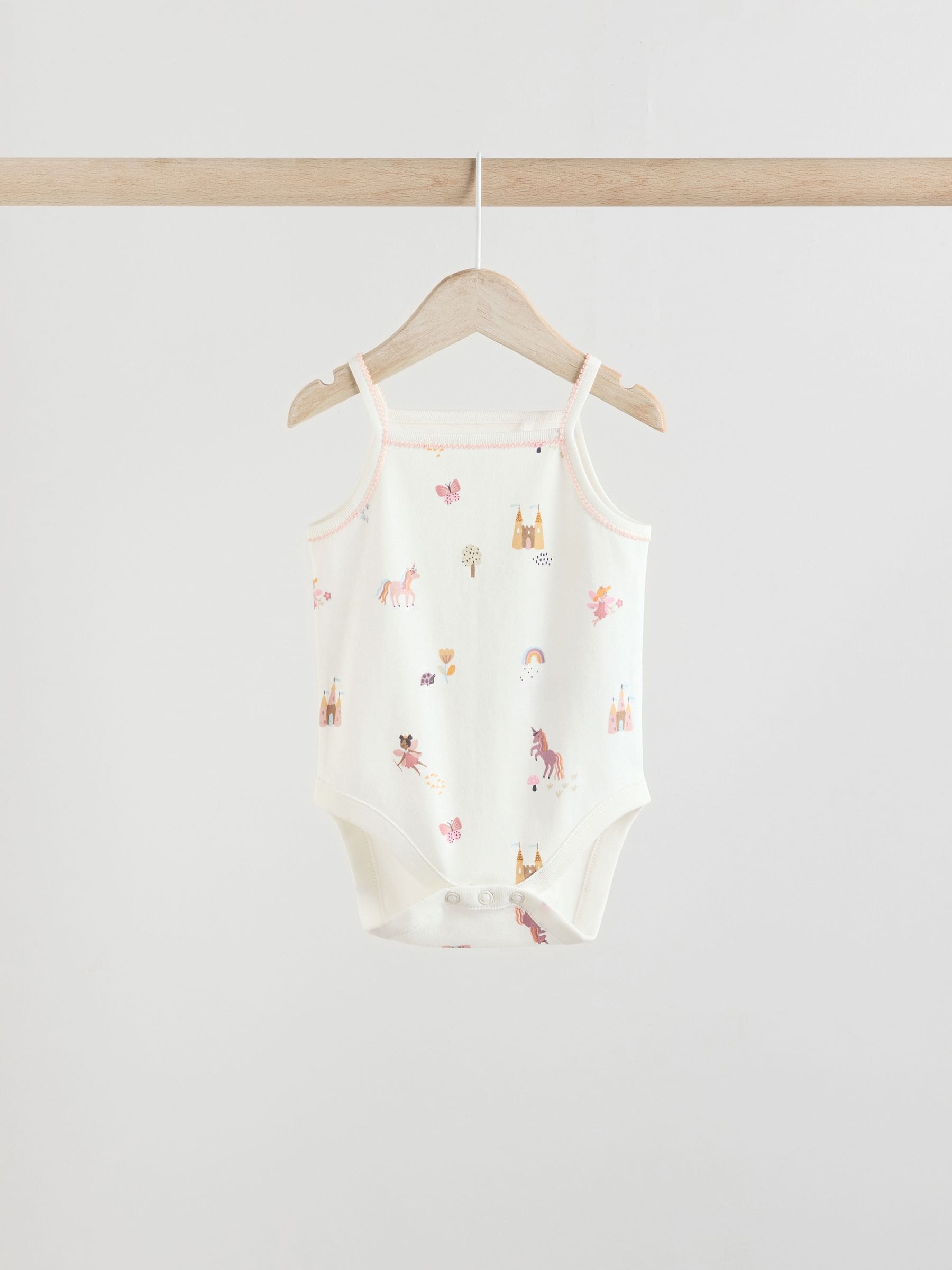 Multi - Set van 5 katoenen hemdrompertjes voor baby's