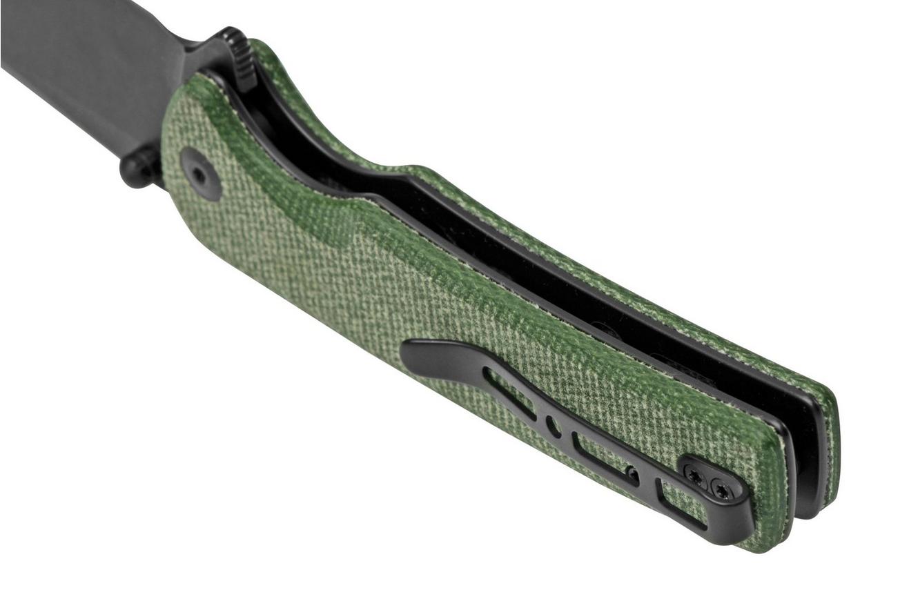 SENCUT Sachse S21007-2 Green Micarta zakmes
