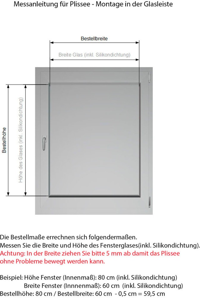 indeko Plissee »simple« Lichtschutz mit Bohren verspannt nach Mass